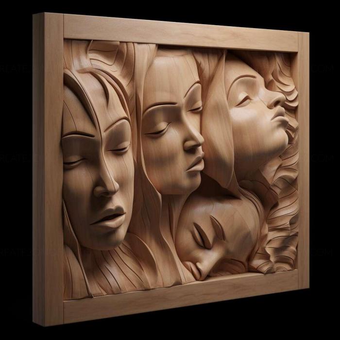 نموذج ثلاثي الأبعاد لآلة CNC 3D Art 